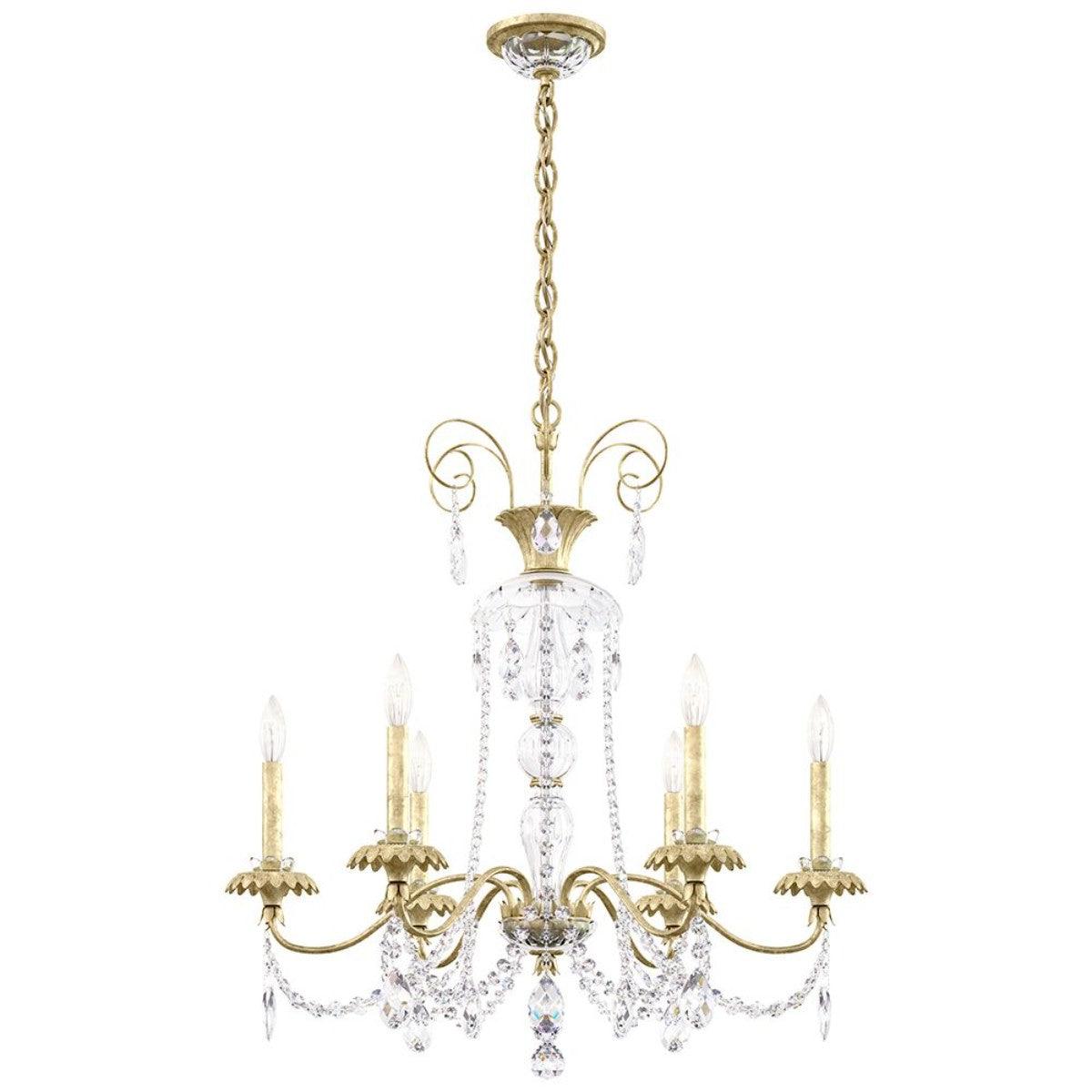 Helenia 6 Light Chandelier with Clear Heritage Crystals