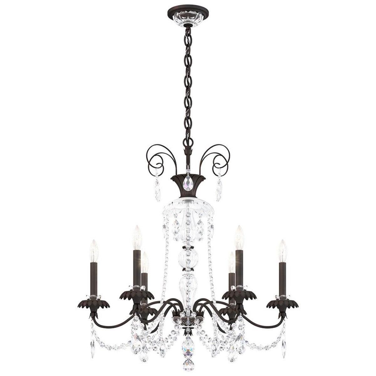 Helenia 6 Light Chandelier with Clear Heritage Crystals