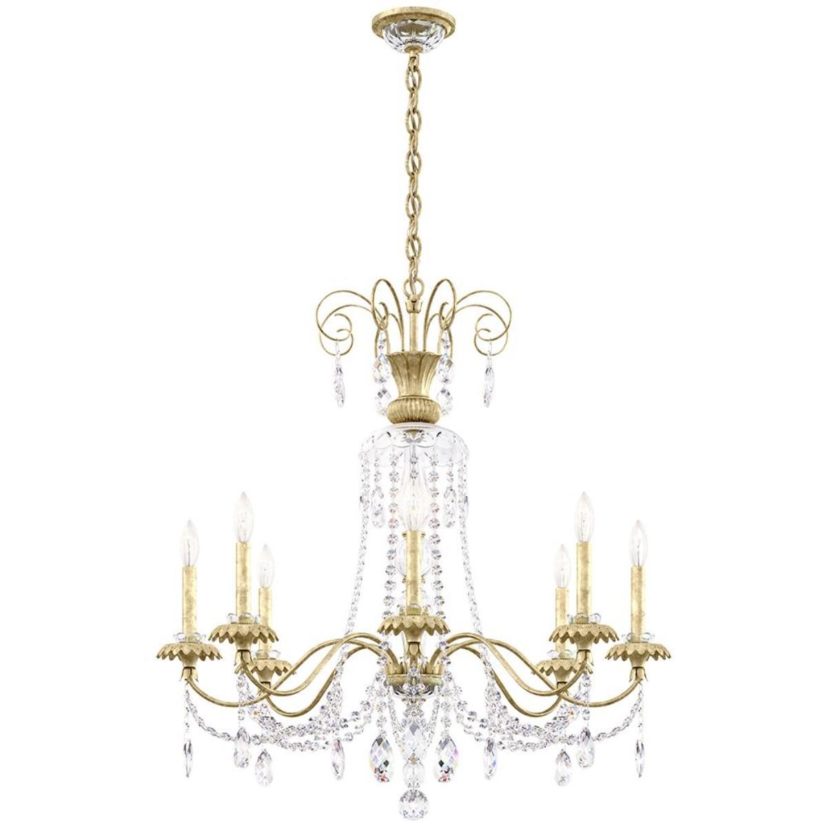 Helenia 8 Light Chandelier with Clear Heritage Crystals
