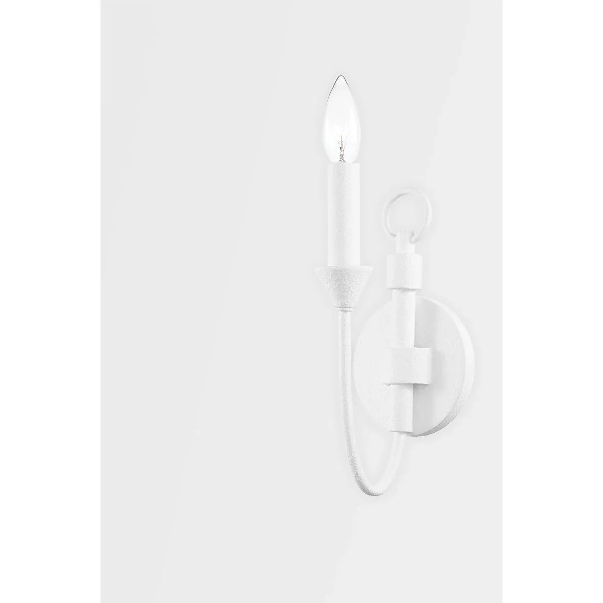 Cate 14 in. Armed Sconce White finish - Bees Lighting