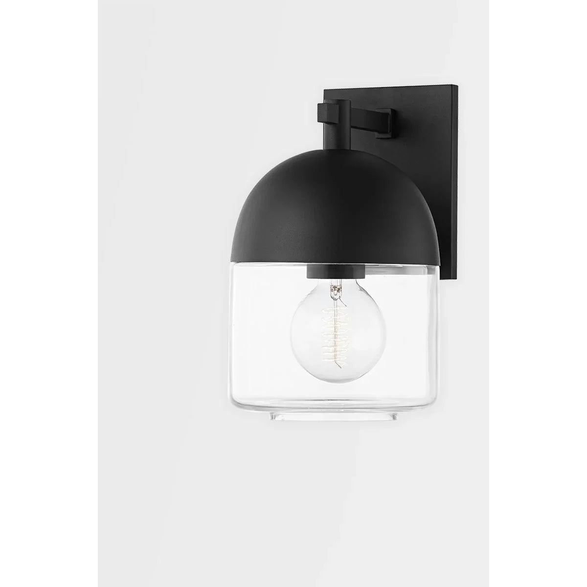 ZEPHYR 11 in. Outdoor Wall Sconce Textured Black Finish - Bees Lighting