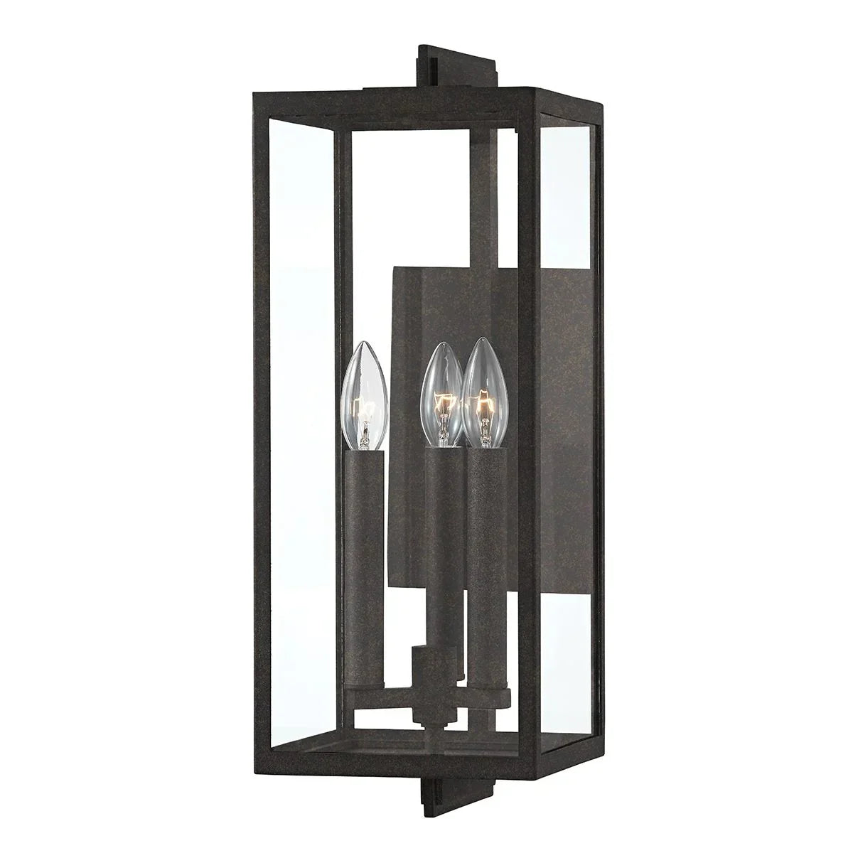 NICO Outdoor Wall Lantern French Iron Finish - Bees Lighting