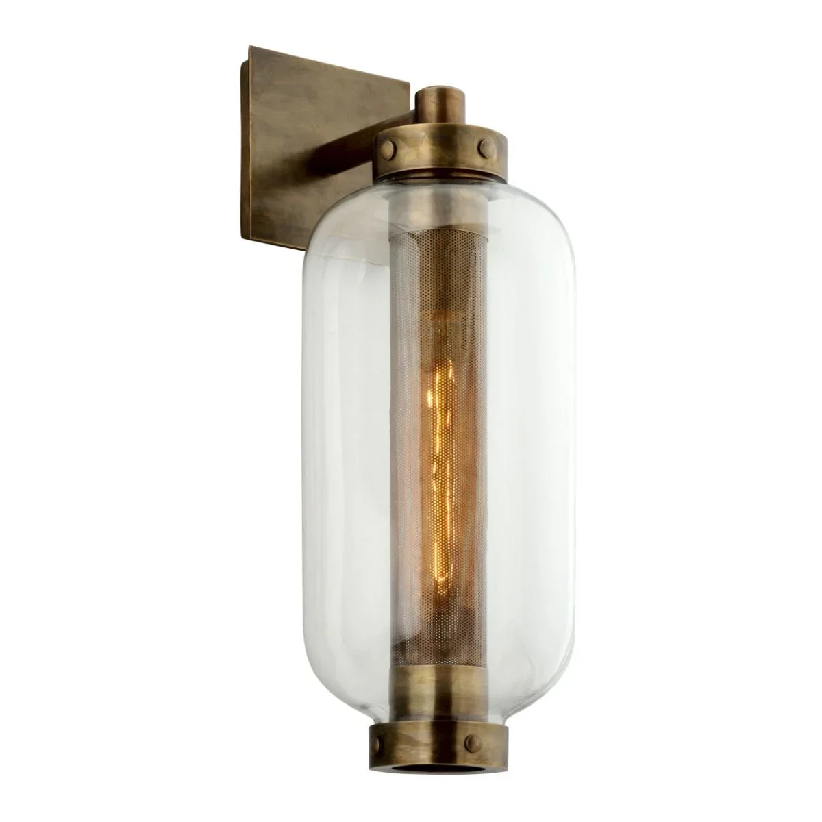Atwater Outdoor Wall Sconce Brass Finish - Bees Lighting