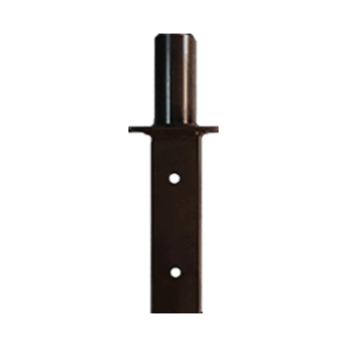 Poles Pole Adaptor For 2 3/8 Inches Tenon To 4 Inches Square Pole With Hardware, Bronze Finish - Bees Lighting