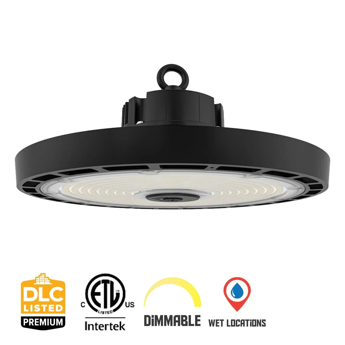 UFO LED Light, 240W, 38400 Lumens, 4000K/5000K, 120-277V - Bees Lighting
