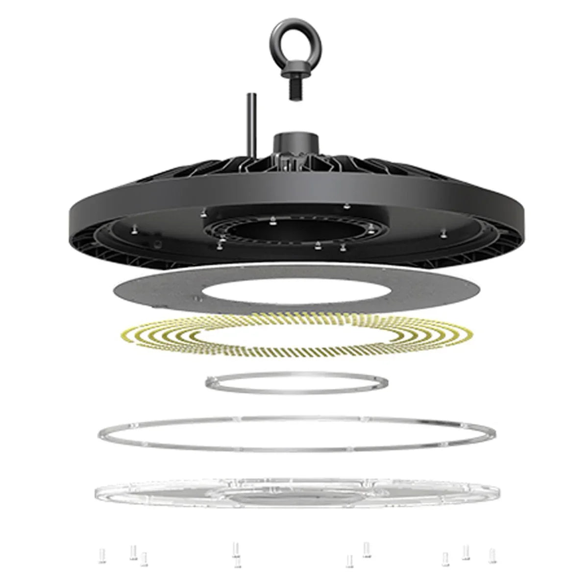 UFO LED Light, 240W, 38400 Lumens, 4000K/5000K, 120-277V - Bees Lighting