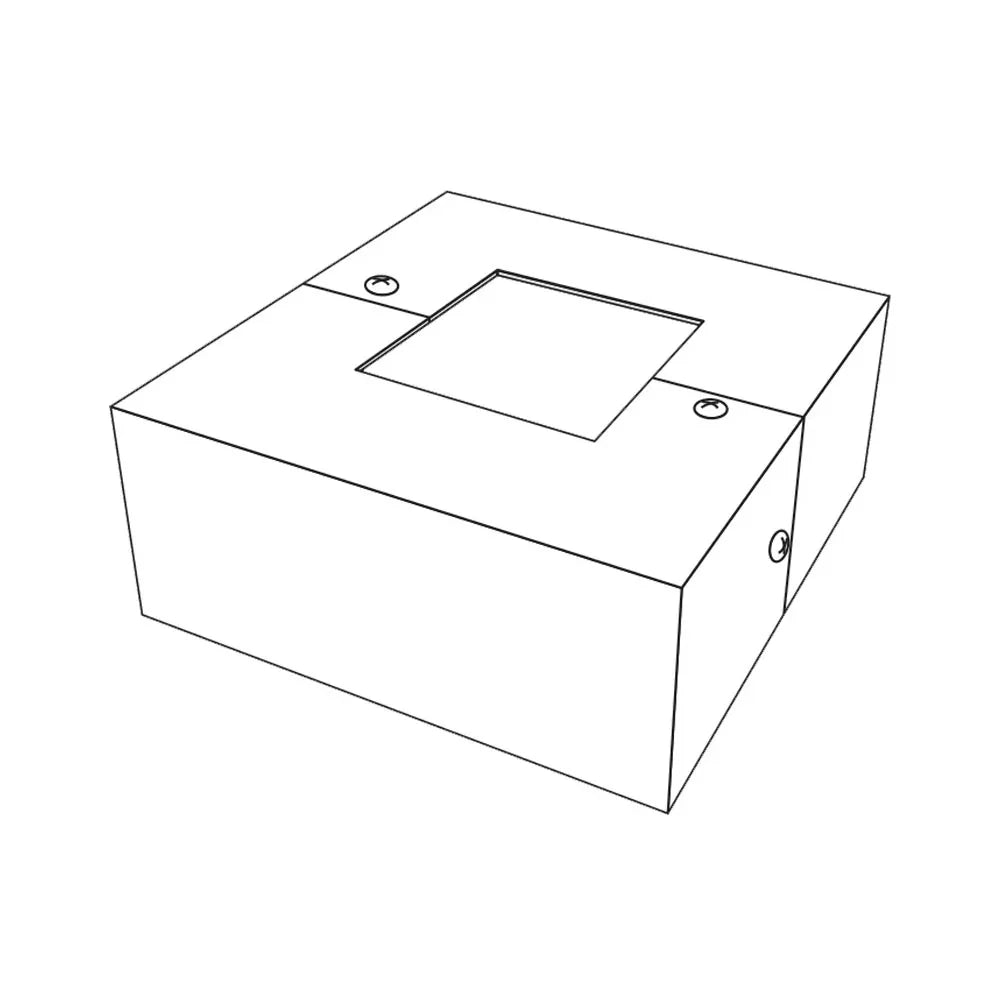 Bronze Base Cover for 4" Square Steel Pole - Bees Lighting