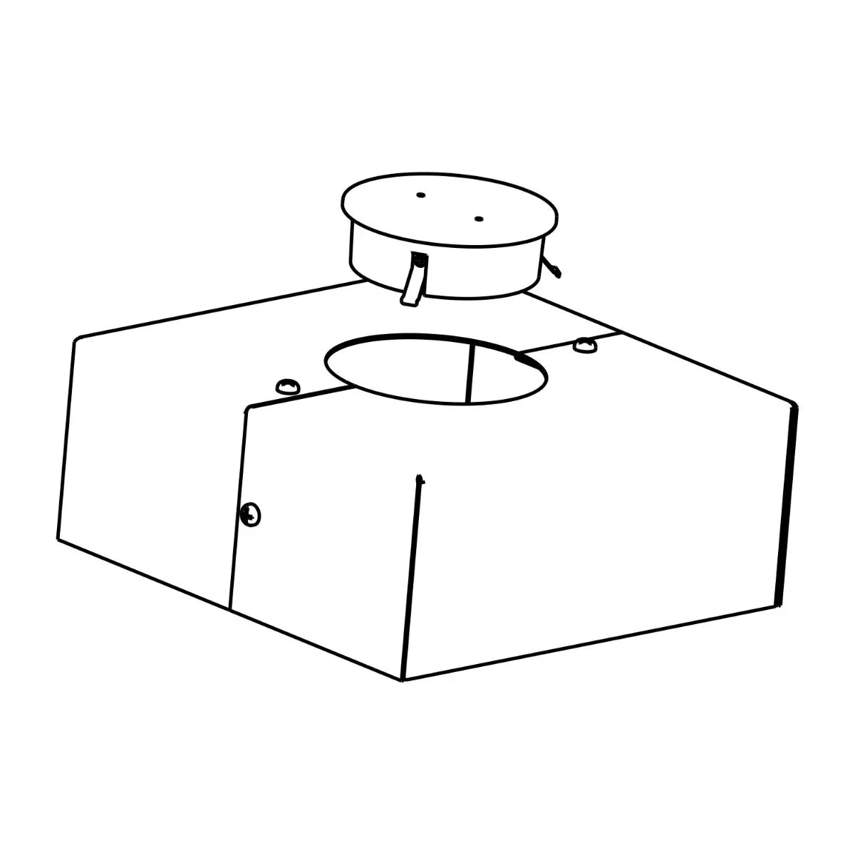 5" Square Pole Base Cover And Cap Kit - Bees Lighting