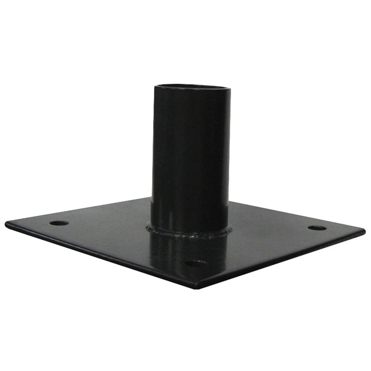 Poles Bracket Ground Surface Mount 2 3/8 Inches Tenon For Slipfitters, Bronze Finish - Bees Lighting