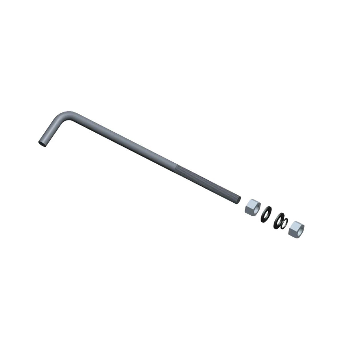 Anchor bolt kit 1 x 36 For 5/6/7/8" Round & Square Poles - Bees Lighting