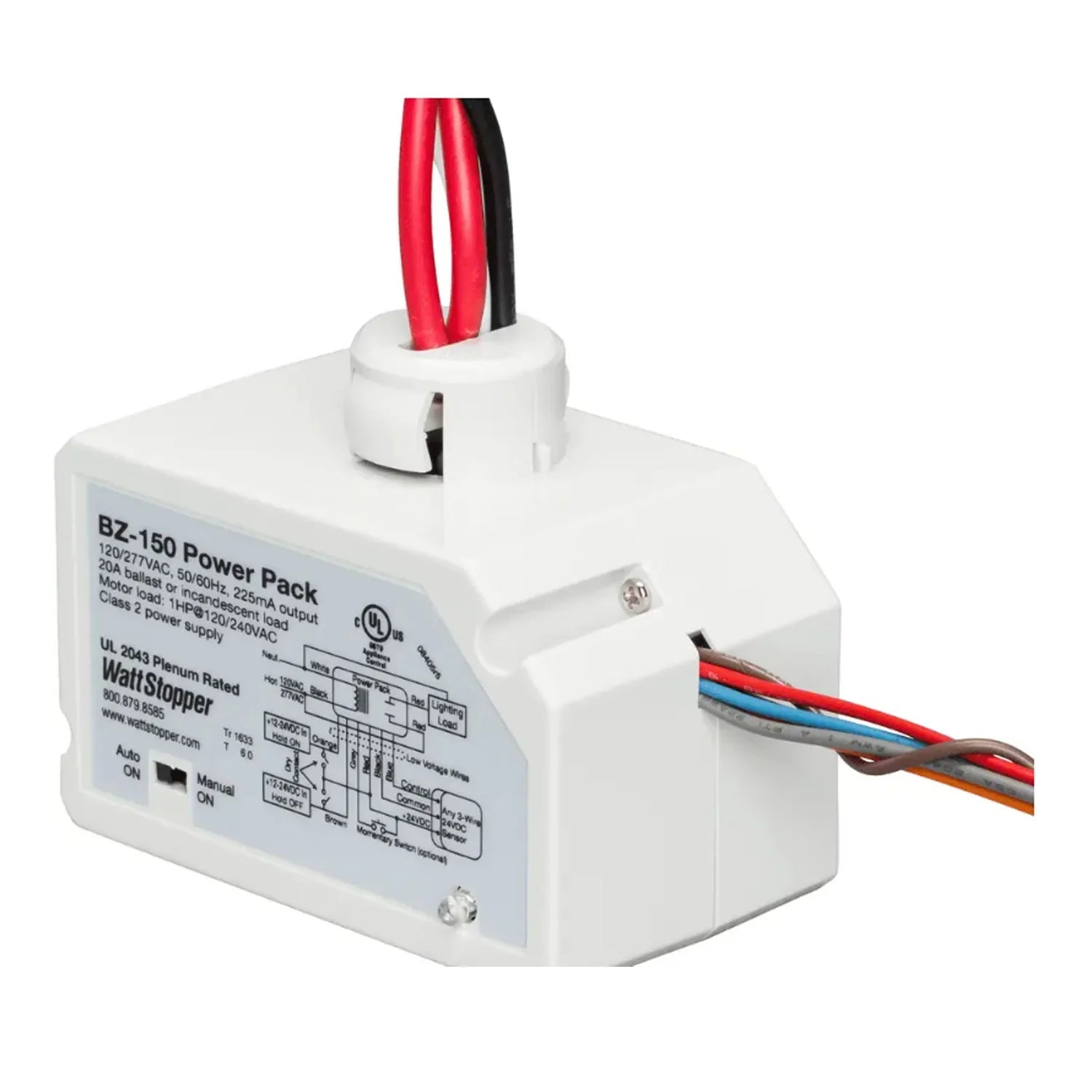 Wattstopper Universal Voltage Power Pack, 225mA, Auto or Manual On/Off - Bees Lighting