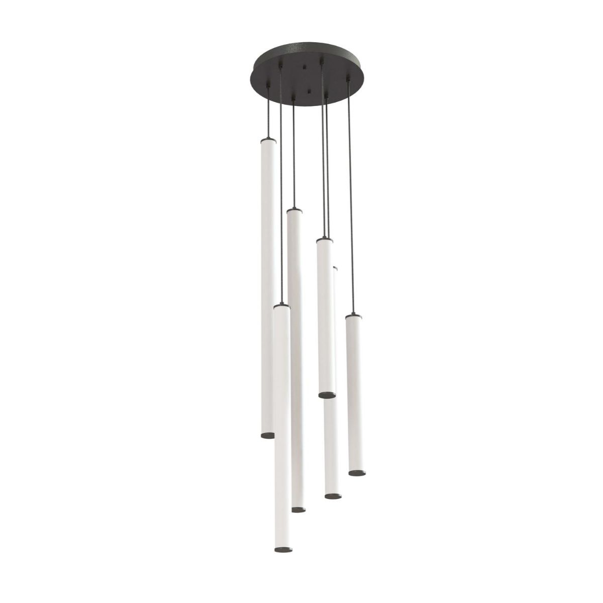 Caden 18 in. 6 Lights LED Pendant Light Black Finish - Bees Lighting