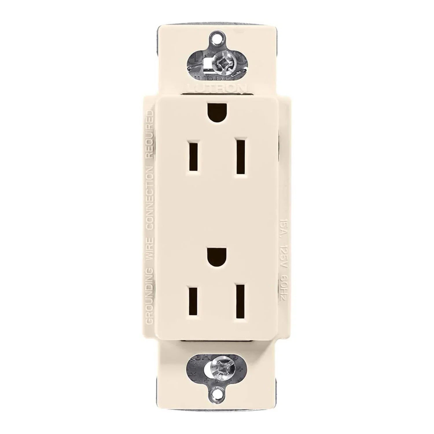 Lutron CAR-15 Claro 15 Amp Duplex Outlet - Bees Lighting