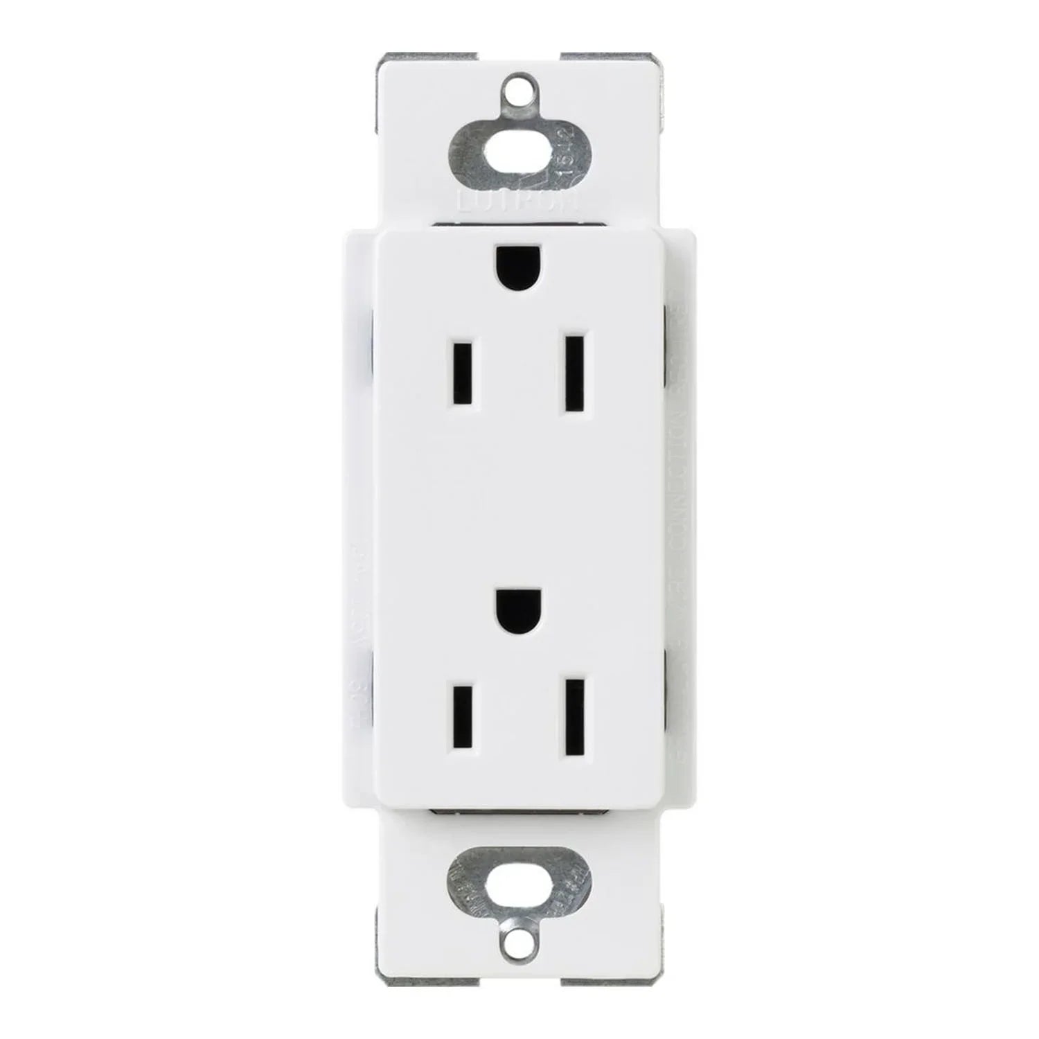 Lutron CAR-15 Claro 15 Amp Duplex Outlet - Bees Lighting