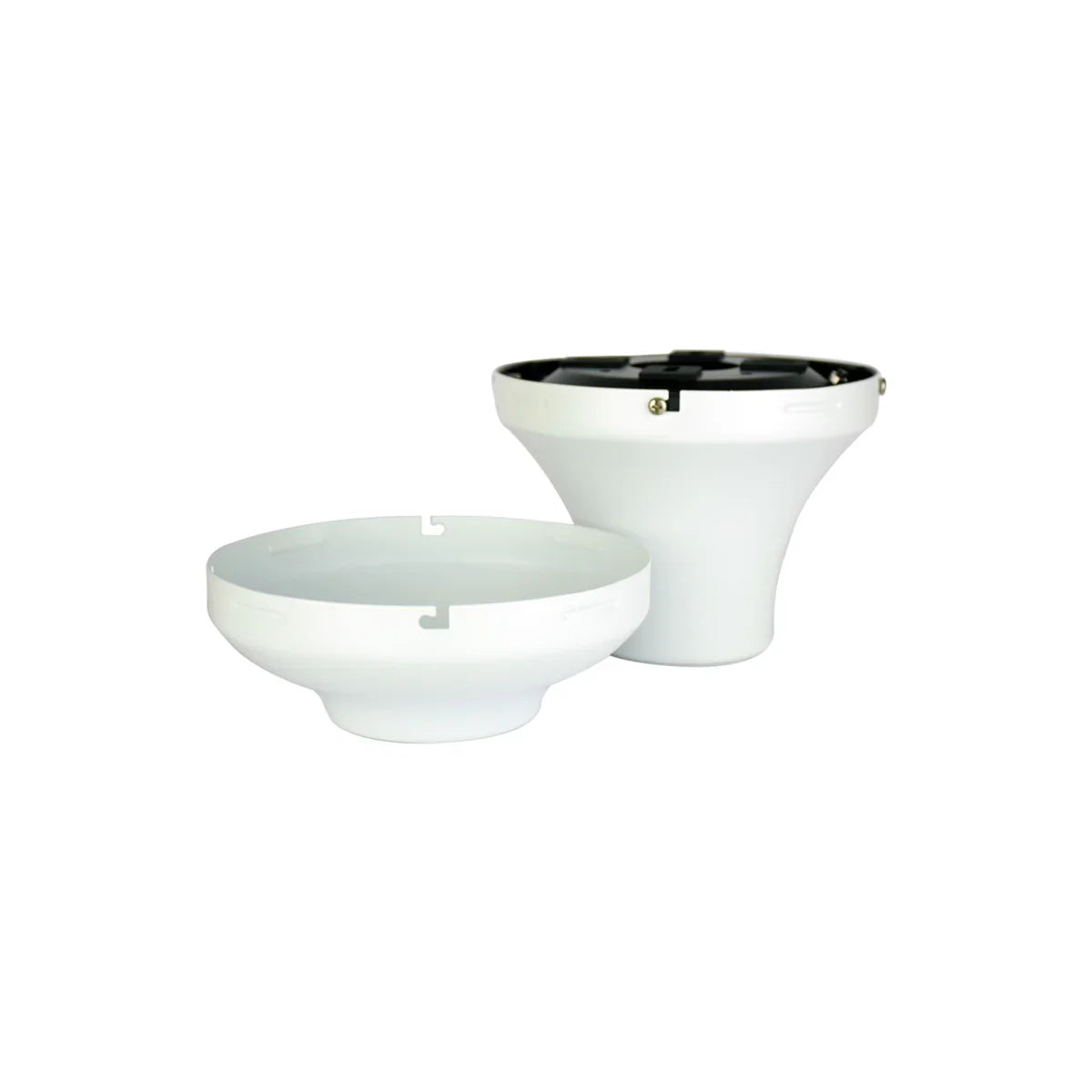 Fanimation Flush Mount Kit, Wet Rated, Matte White Finish - Bees Lighting