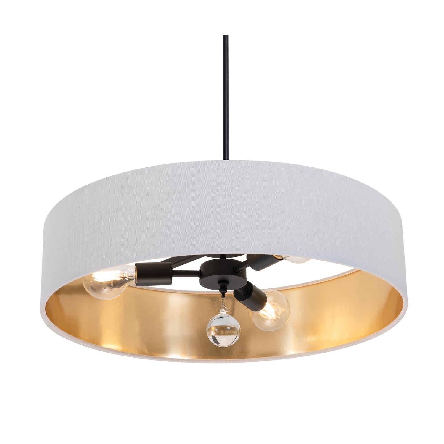 Celine 24'' 3-Light Convertible Pendant Light