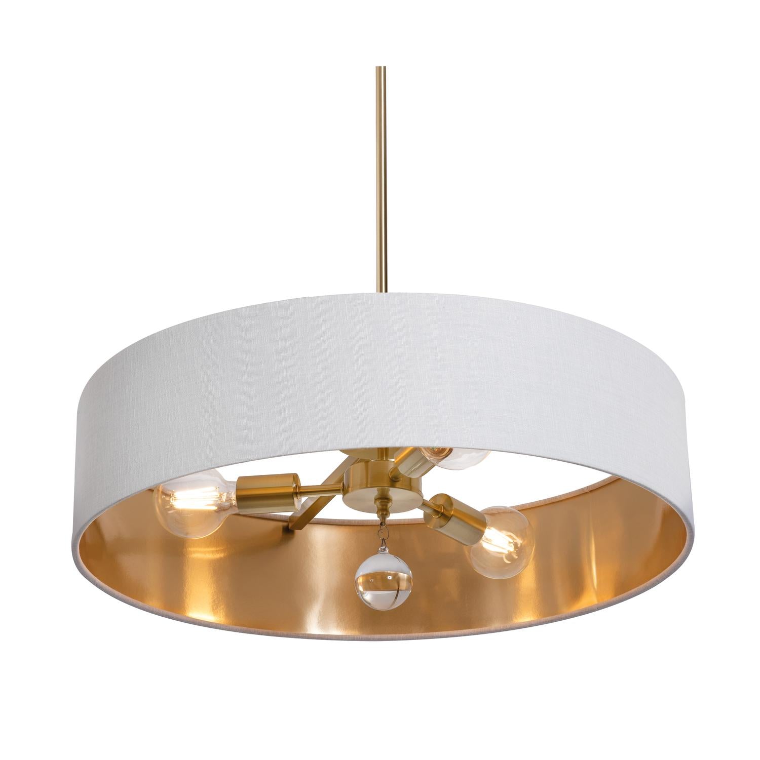 Celine 24'' 3-Light Convertible Pendant Light
