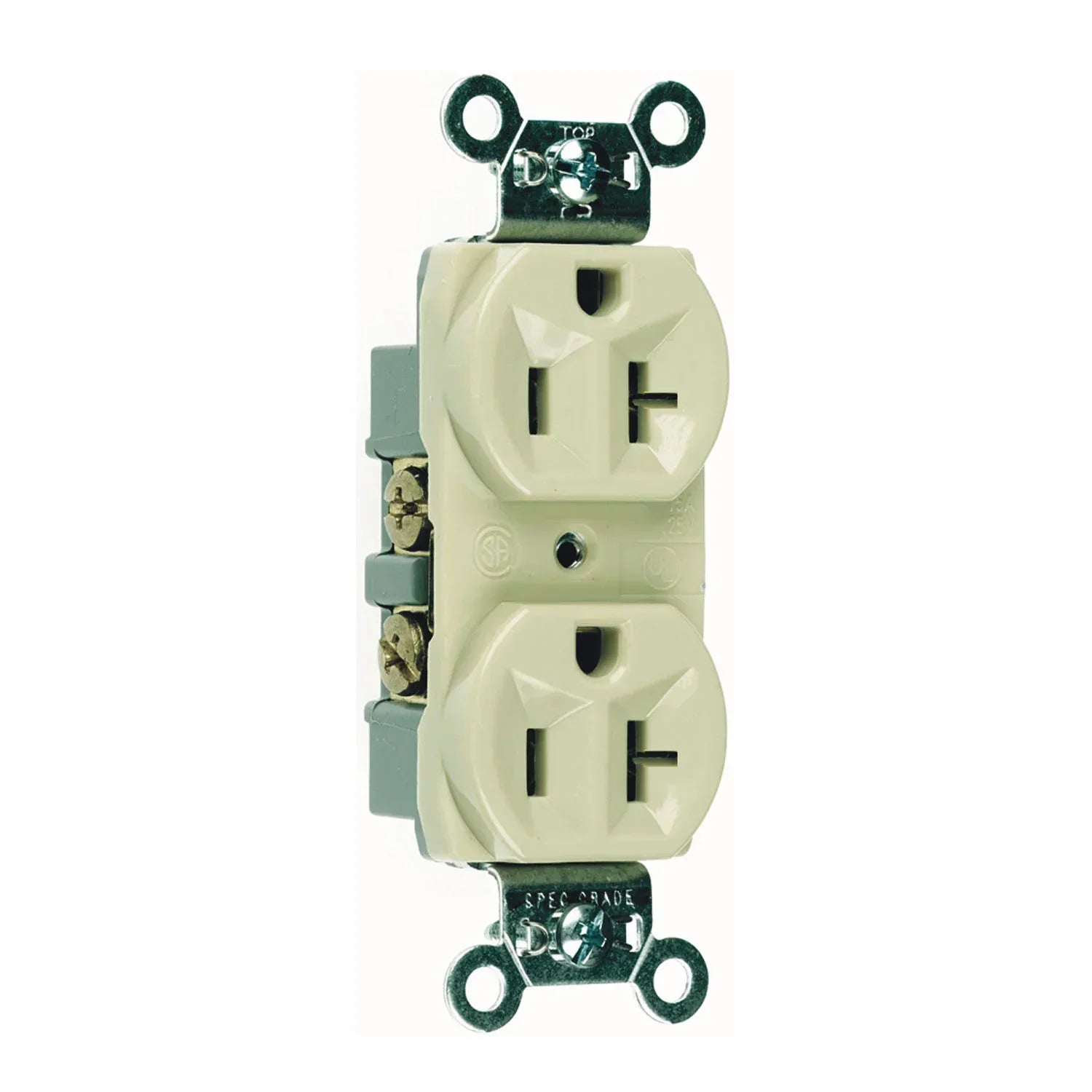 Commercial Spec-Grade 20A Duplex Receptacle - Bees Lighting
