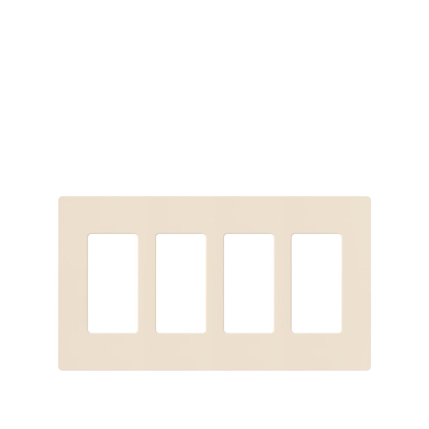 Lutron Claro 4-Gang Decorator/Rocker Wall Plate - Bees Lighting