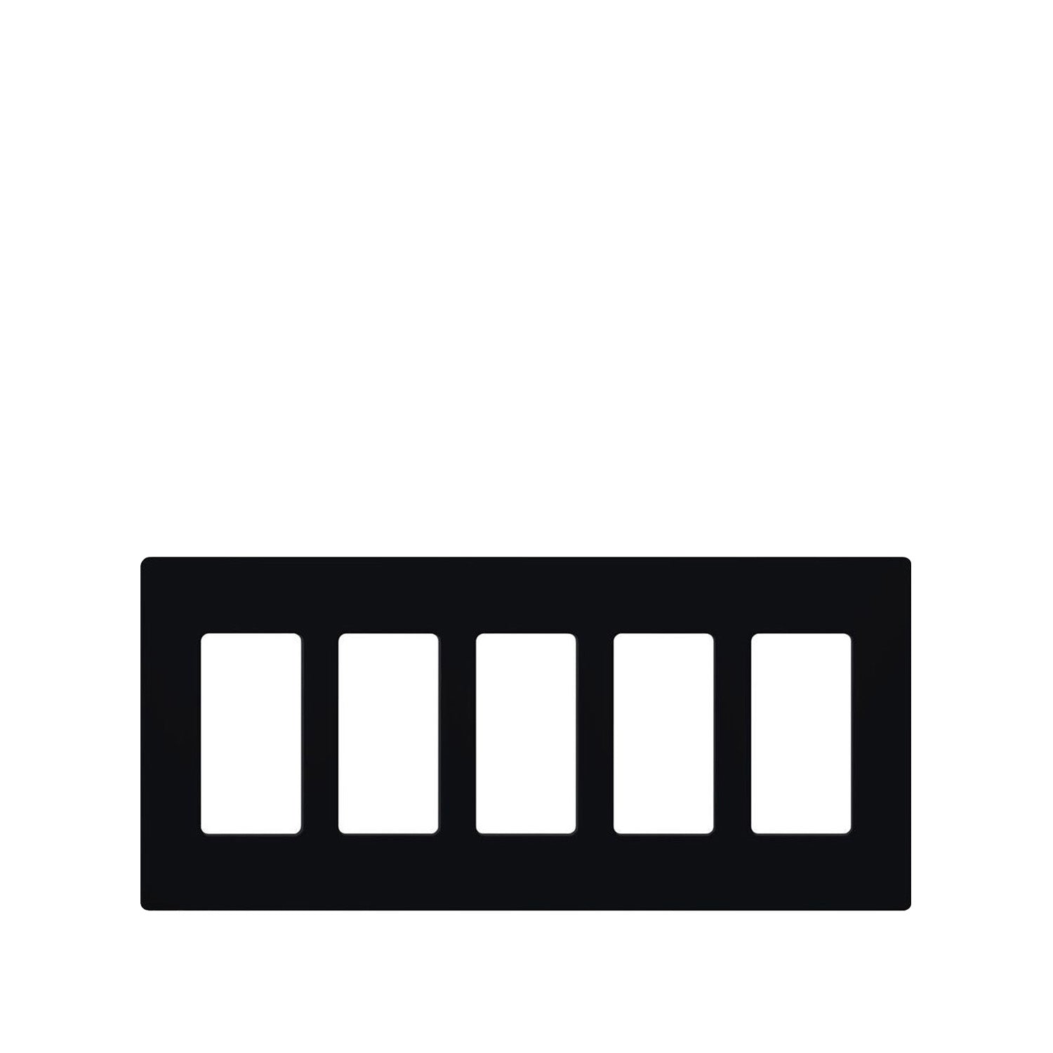 Lutron Claro 5-Gang Decorator/Rocker Wall Plate - Bees Lighting