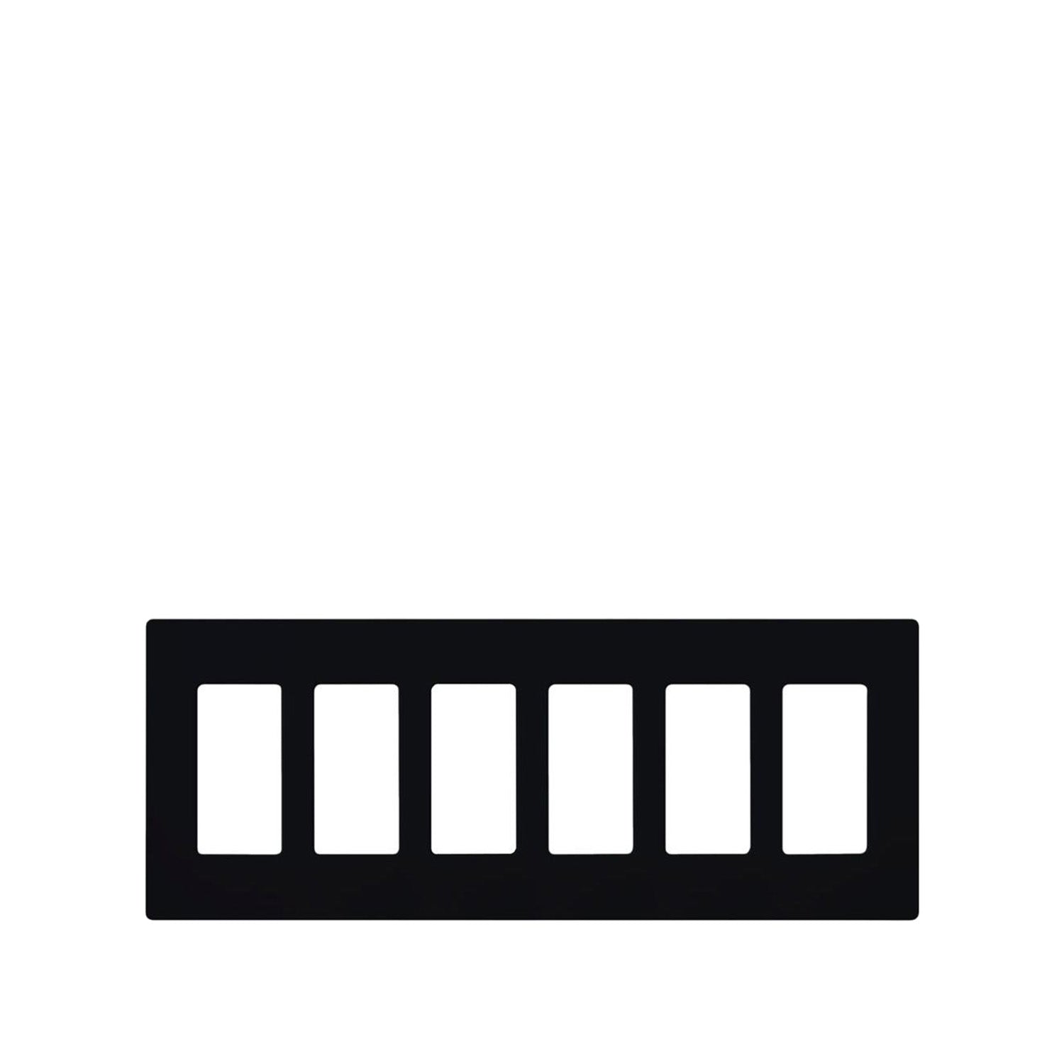 Lutron Claro 6-Gang Decorator/Rocker Wall Plate - Bees Lighting