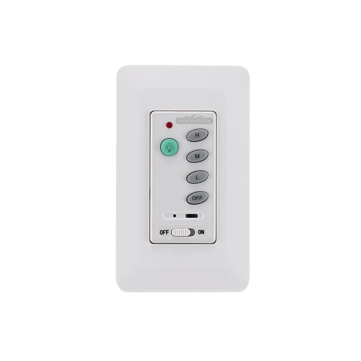 3-Speed Ceiling Fan And Light Wall Control With Receiver, Non-Reversing Switch