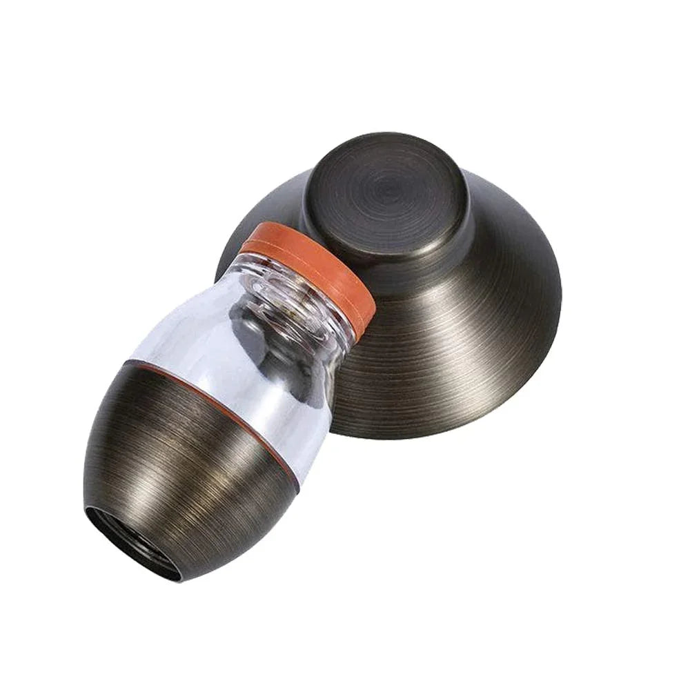 LED Mushroom 3.5" Path Light, Dark Brass - Bees Lighting