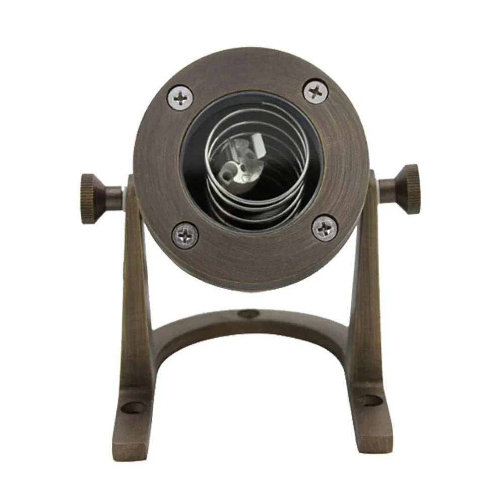 12V LED Landscape Underwater Accent Light Natural Brass - Bees Lighting