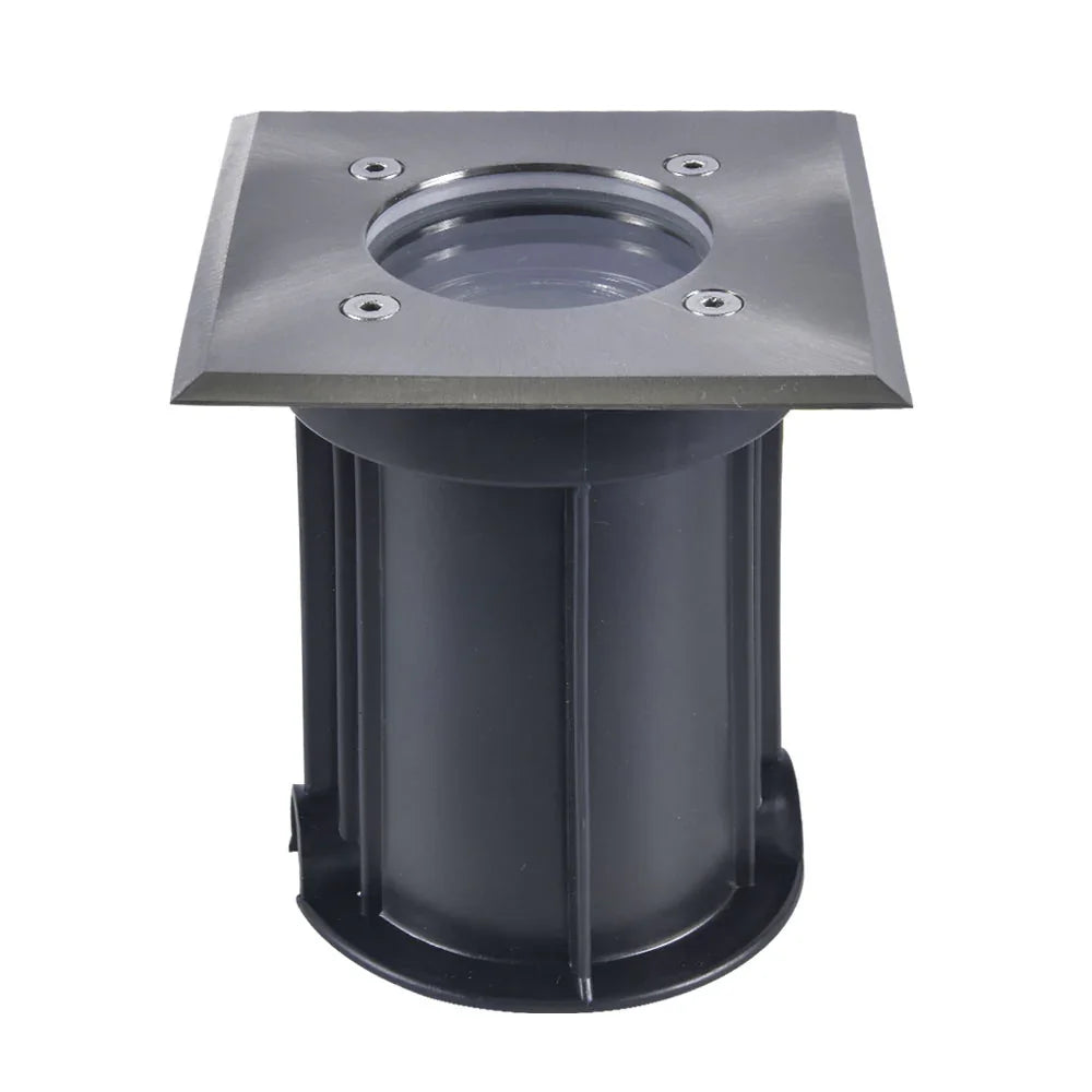 12V LED Landscape In-Ground Well Light Square Flat Face Stainless Steel - Bees Lighting