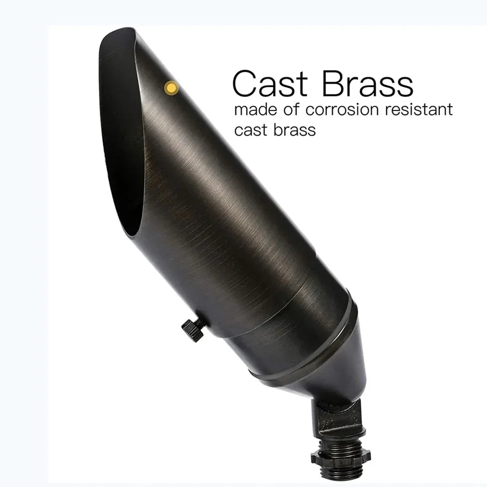 LED Adjustable Directional Spot Light, Dark Brass - Bees Lighting