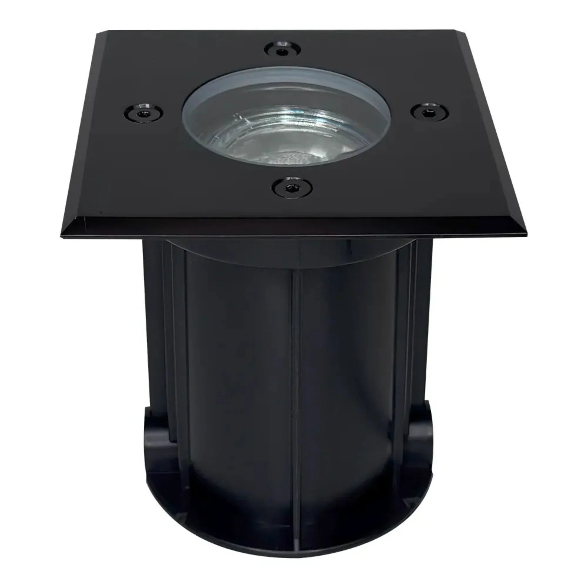 LED In-Ground Well Light Square Flat Face, Black