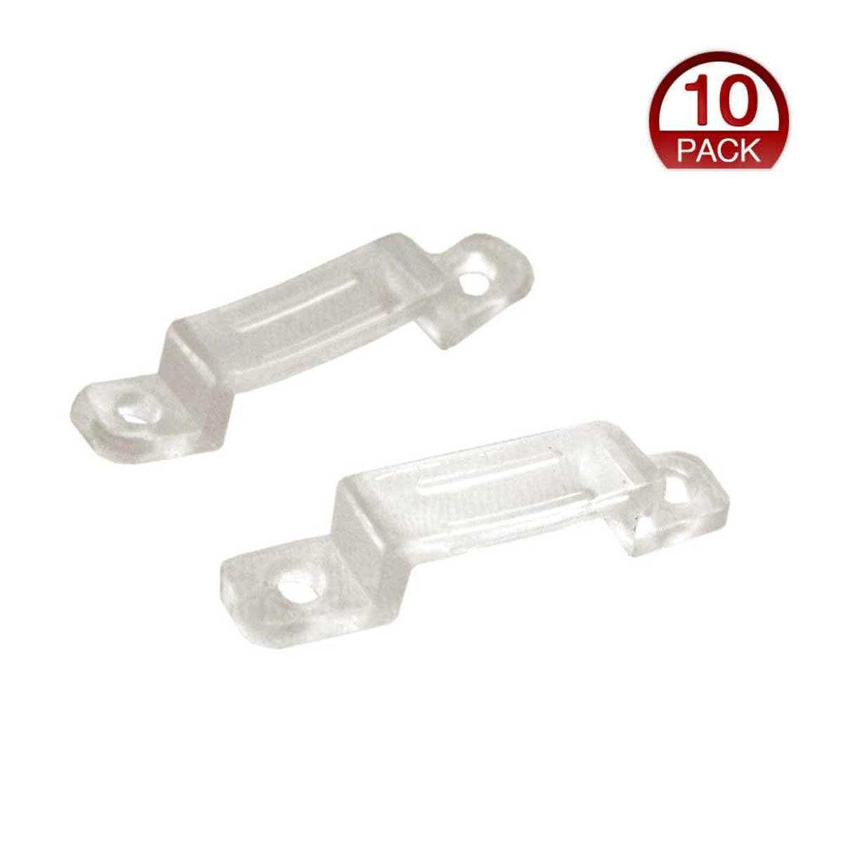Mounting Clips for Wet Location Strip Lights, Pack of 10 - Bees Lighting