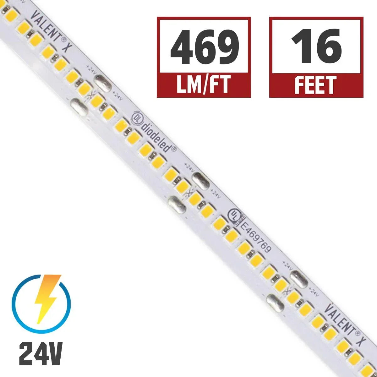Diode LED VALENT X Tight-Pitch LED Strip Light - Bees Lighting