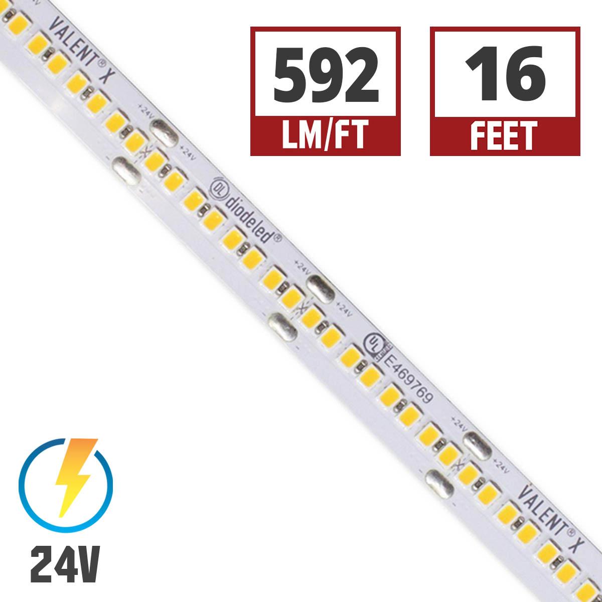 Diode LED VALENT X Tight-Pitch LED Strip Light - Bees Lighting