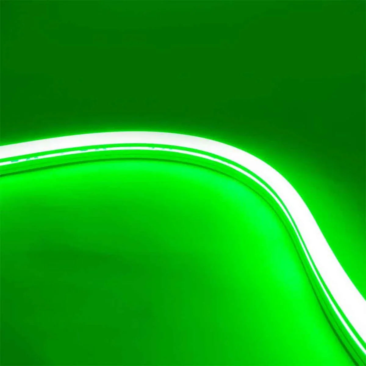 65ft Neon Blaze Flexible LED Lighting, Green, 24V, Top Bending - Bees Lighting
