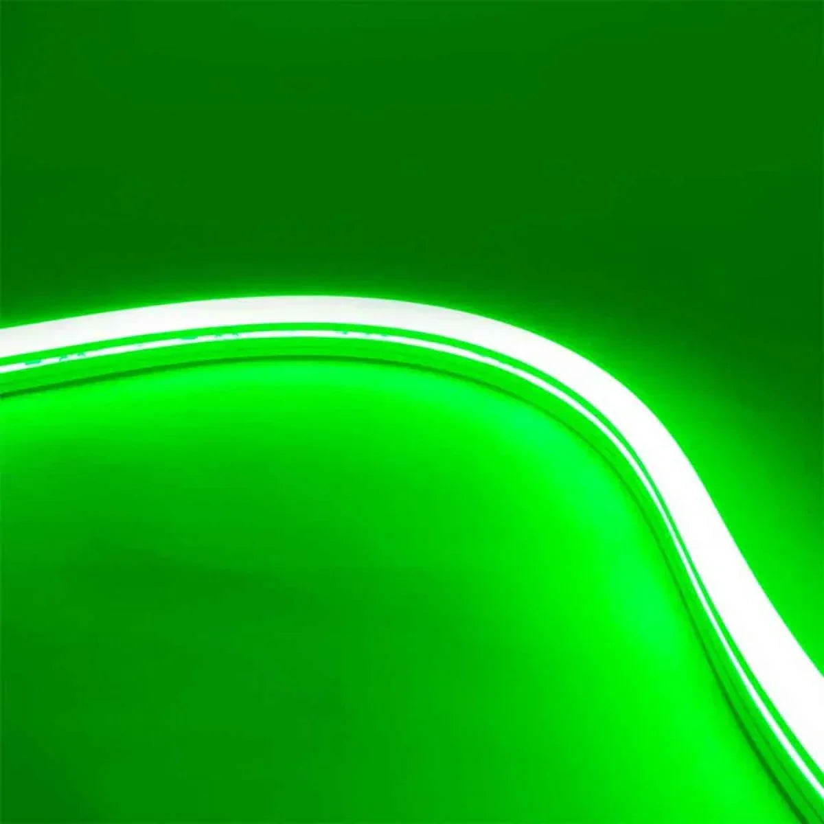 16ft Neon Blaze Flexible LED Lighting, Green, 24V, Top Bending - Bees Lighting