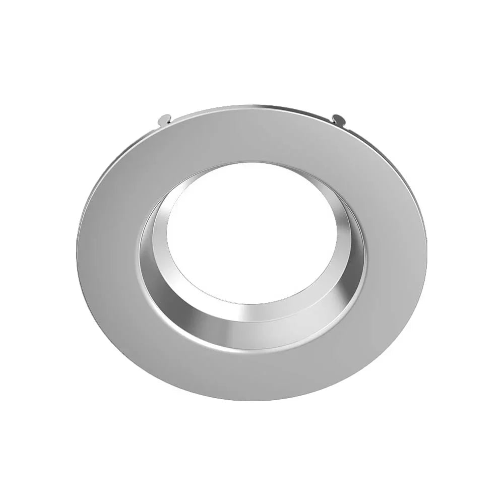 6" Round Trim Smooth Brushed Nickel Finish - Bees Lighting