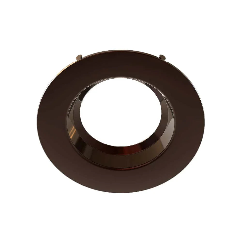 6" Round Trim Smooth Bronze Finish - Bees Lighting