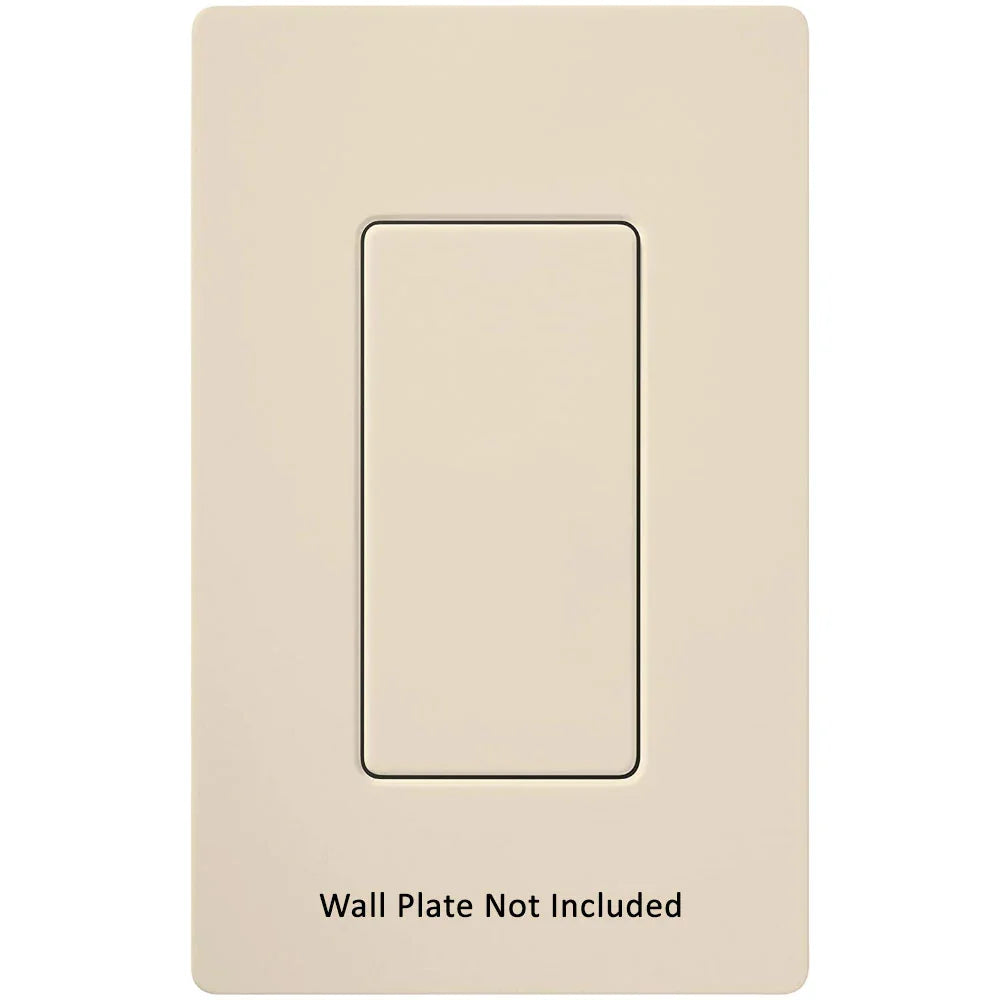 Diva Blank Decorator Outlet Insert, Light Almond - Bees Lighting