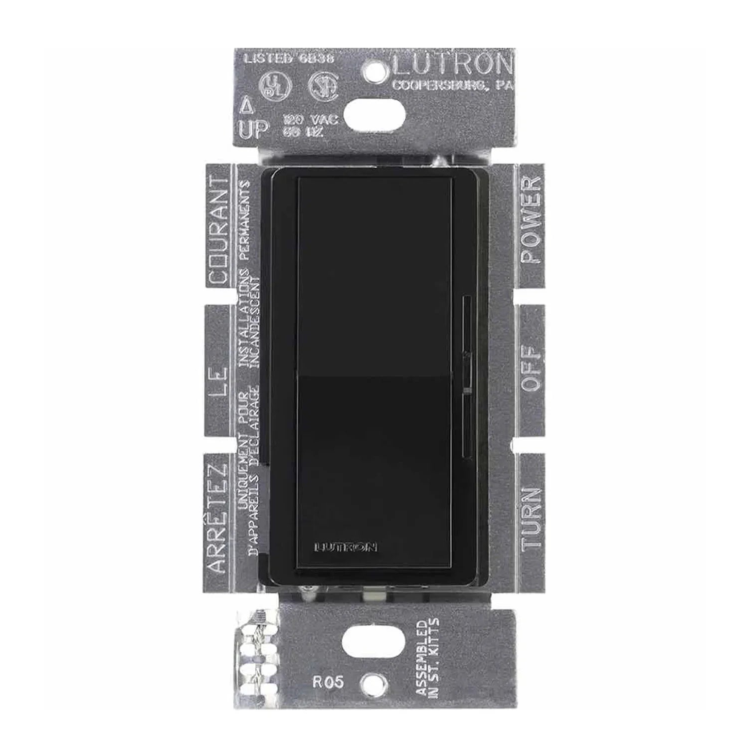 Lutron DVF-103P Diva 120V 8A Fluorescent Dimmer Switch - Bees Lighting