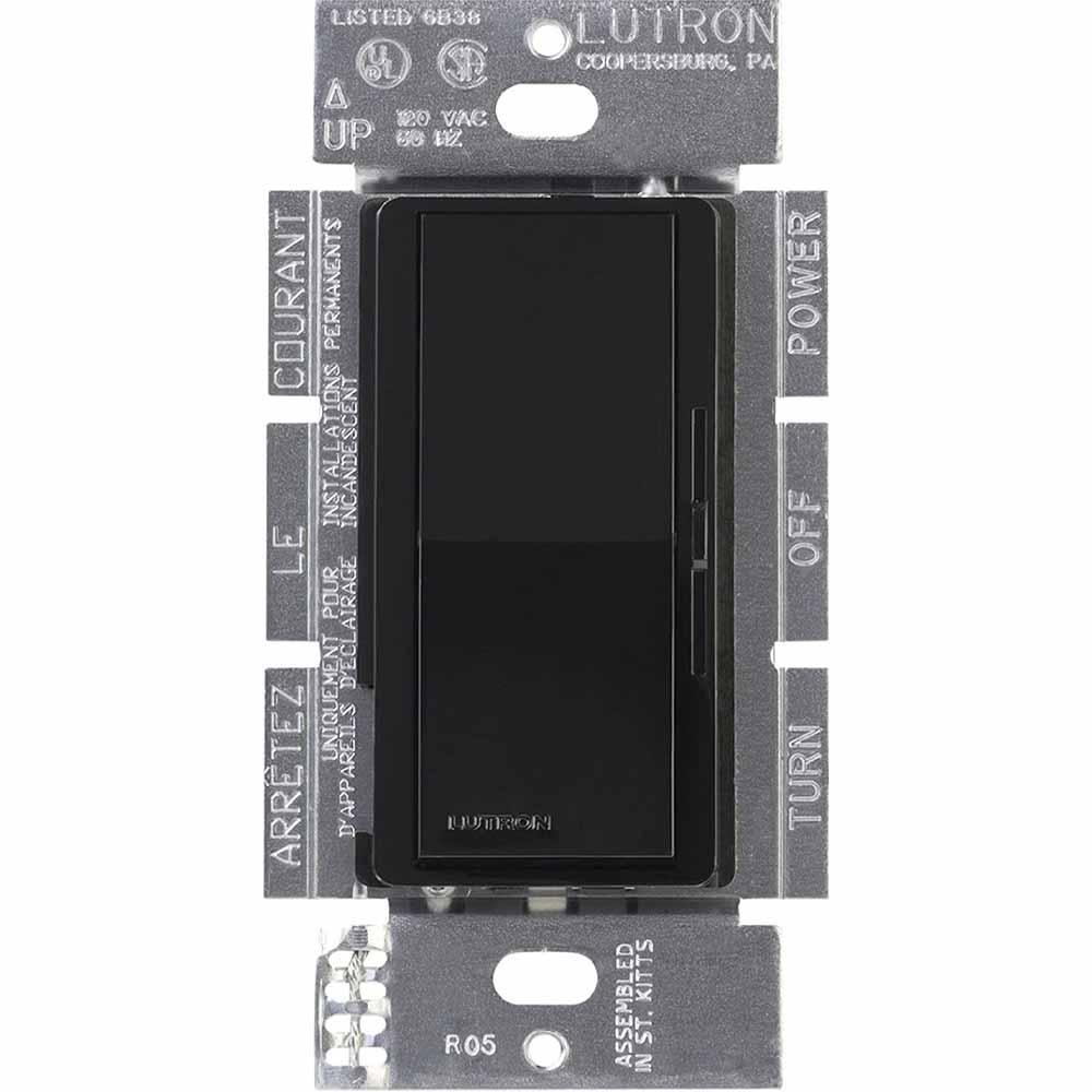 Lutron Diva 3-Speed Fan Control and Light Switch, 1.5A Fan/1A LED, Single Pole - Bees Lighting