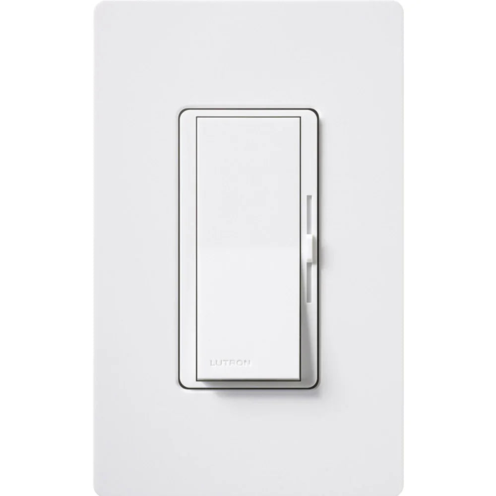 Diva Light Switch and 3-Speed Fan Speed Control, Single Pole, White - Bees Lighting