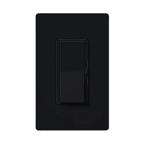 Diva 0-10V LED/Fluorescent Dimmer Switch, 120V-277V, 8 Amp, Single-Pole/3-Way, Black - Bees Lighting