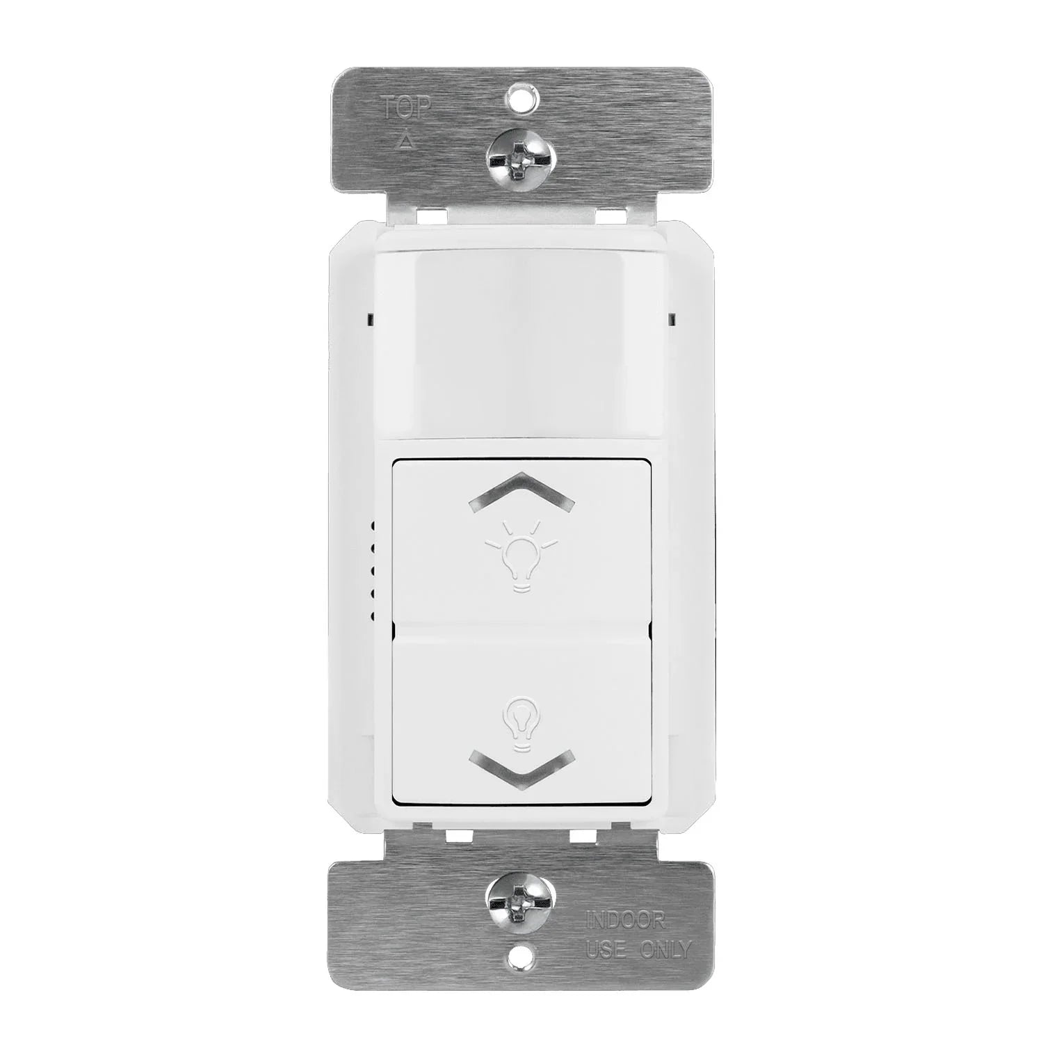 PIR 180° Occupancy|Vacancy Motion Sensor LED Dimmer Switch, 150W, 120V, White - Bees Lighting