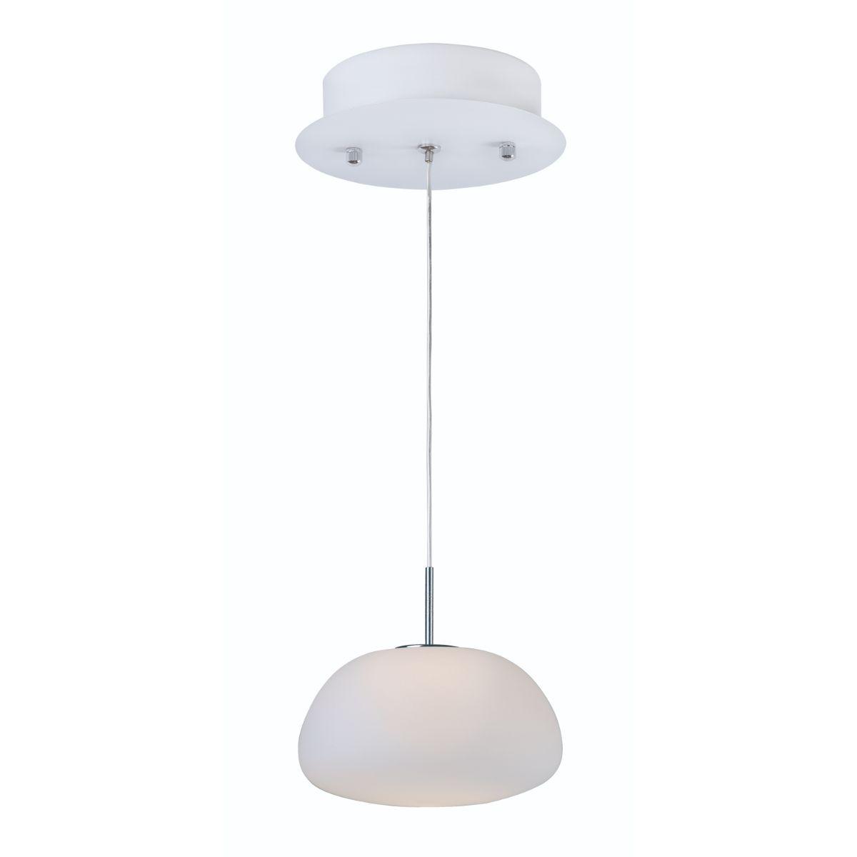 Puffs 5 In LED Pendant Light White Finish - Bees Lighting