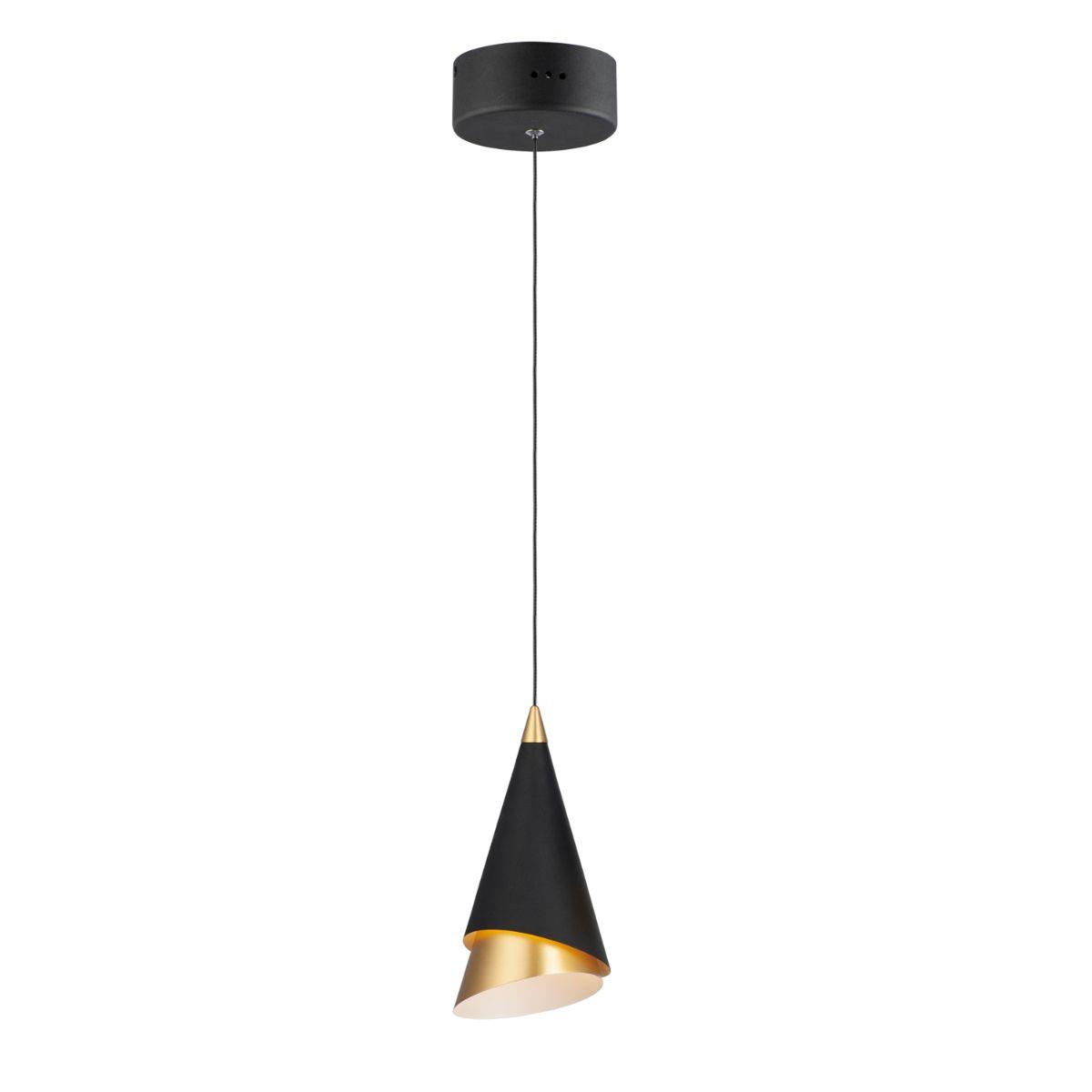 Mermaid 5 in. LED Pendant Light Black finish - Bees Lighting