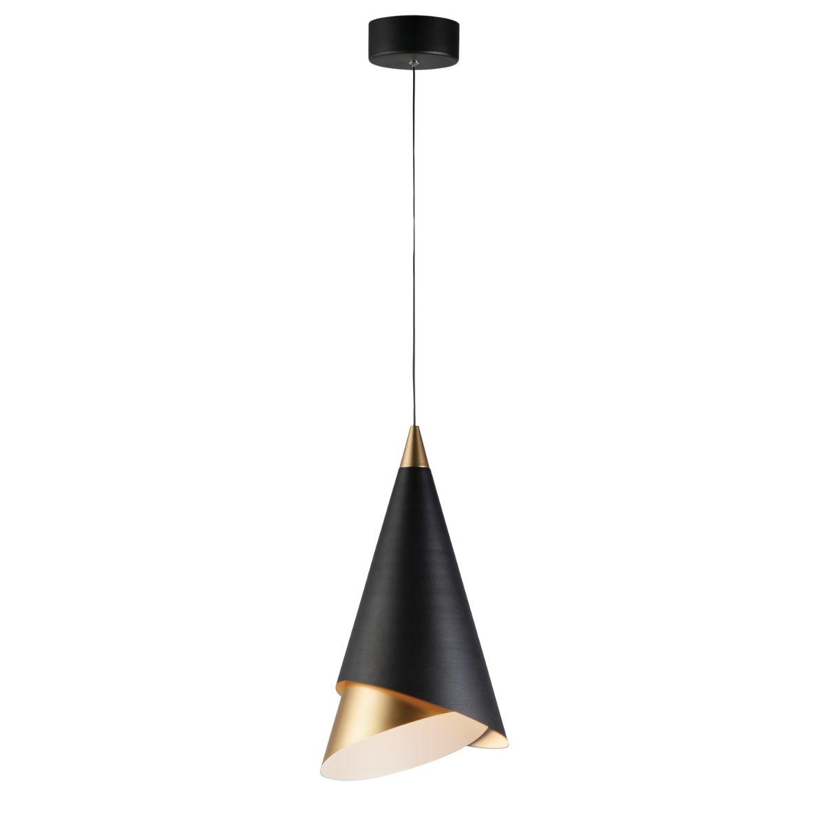 Mermaid 10 in. LED Pendant Light Black finish - Bees Lighting