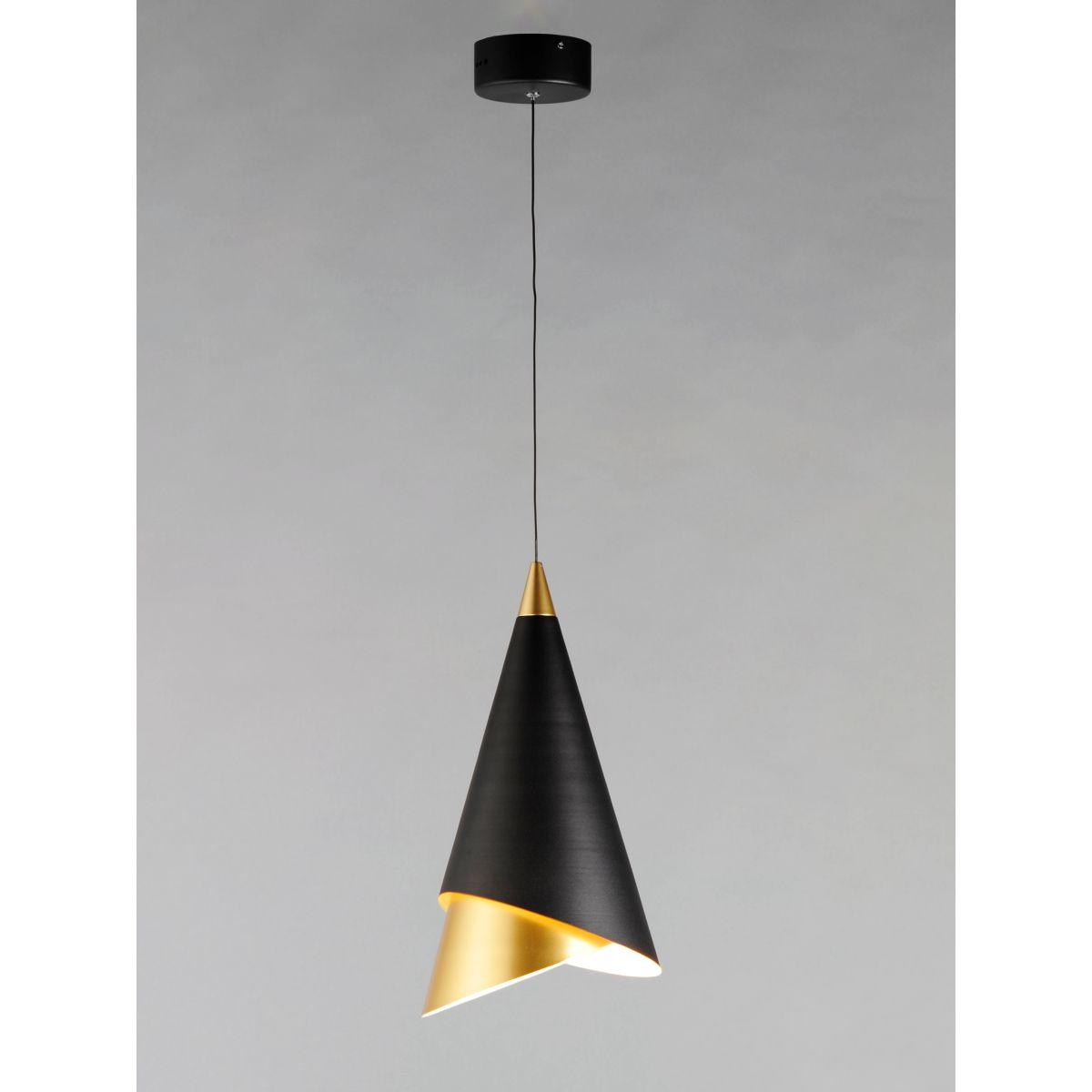 Mermaid 18 in. LED Pendant Light Black finish - Bees Lighting