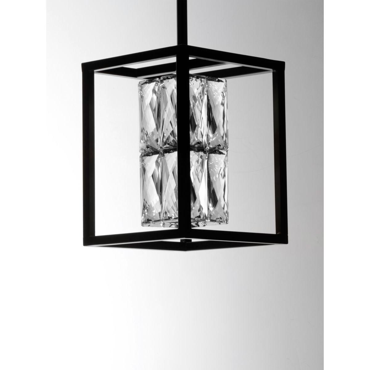 Zephyr 6 in. LED Pendant Light Black finish - Bees Lighting