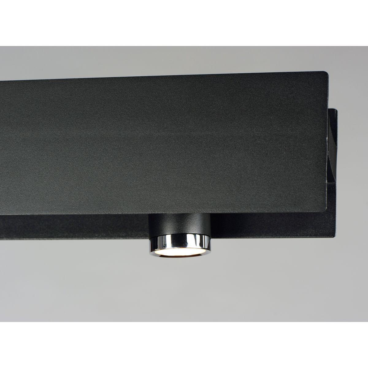 Beam 54 in. 6 Lights LED Pendant Light Black finish - Bees Lighting